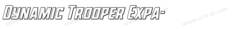 Dynamic Trooper Expa字体转换